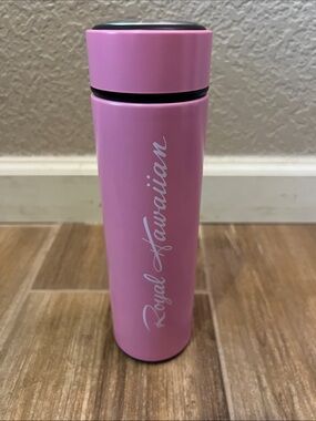 Royal Hawaiian hotel tea Pink Insulated Travel Tumbler nwot